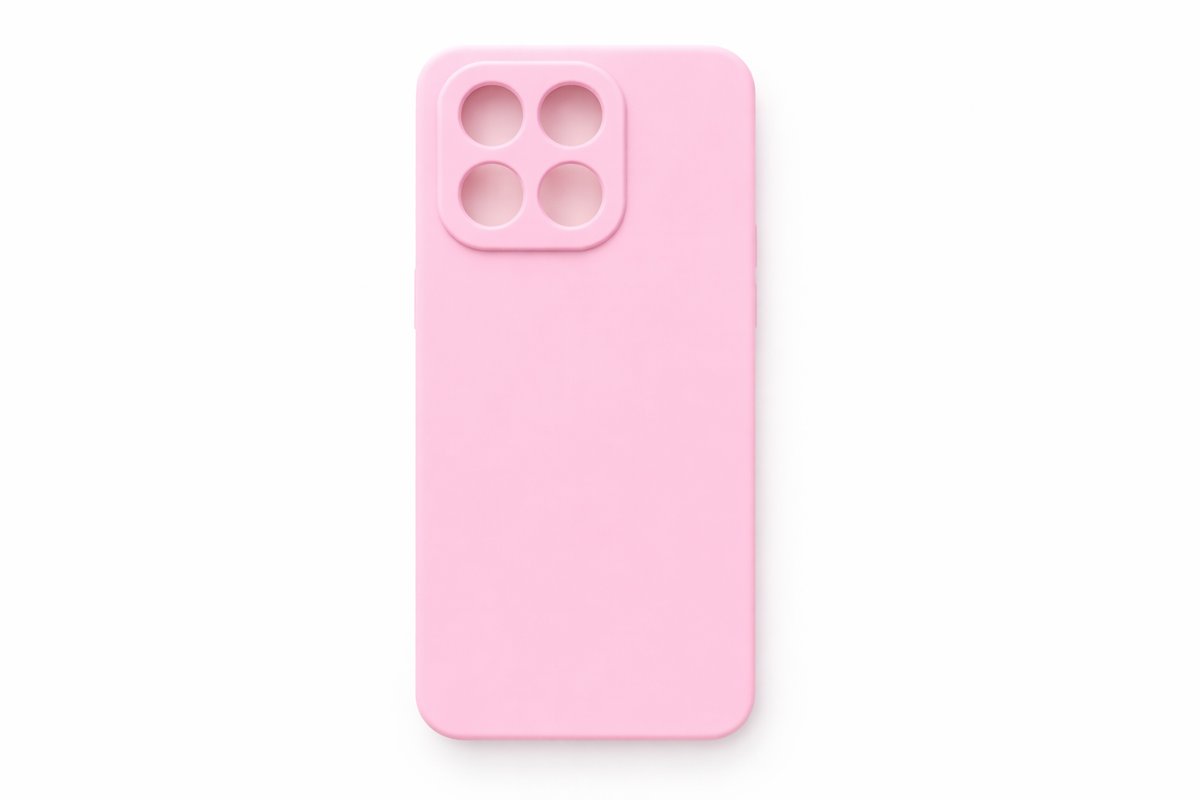 Pink Silicone Case for redmi 15T Slim & Protective