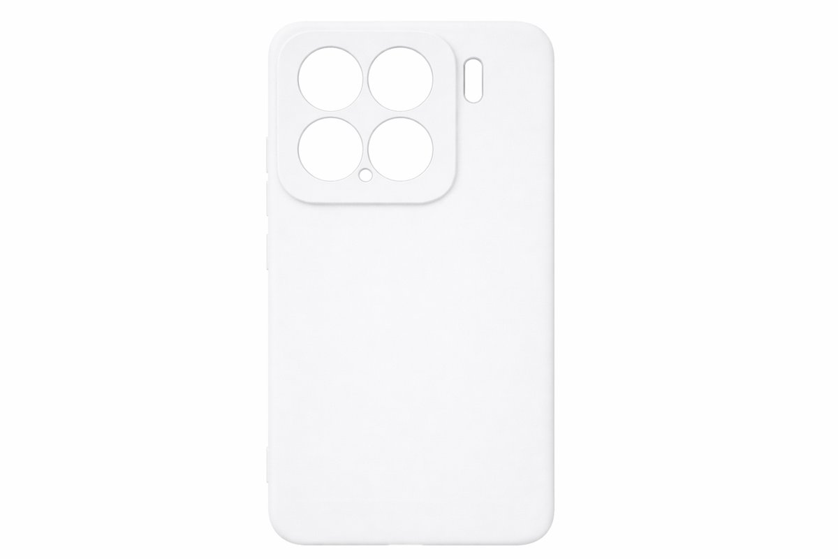 White Silicone Case for redmi 15T PRO– Slim & Protective