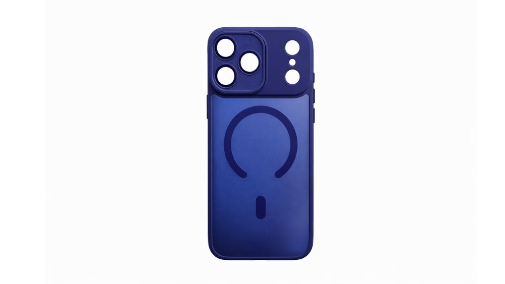 Blue premium Hard MagSafe Case for iPhone 17 pro