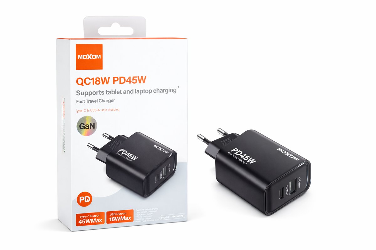 Fast Trqvel Charger Support tablet and laptop charging