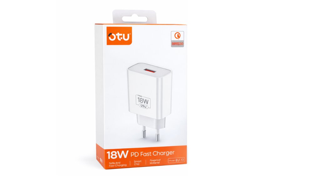 Usb 18W fast charger adaptor