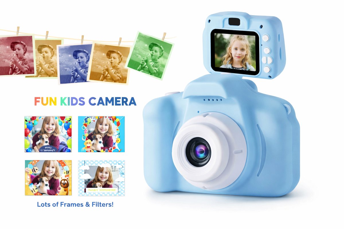 Kids camera BLUE
