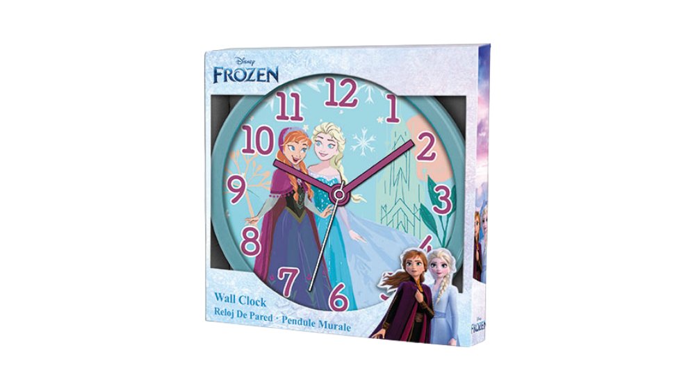 Frozen Kids Wall Clock – Elsa & Anna