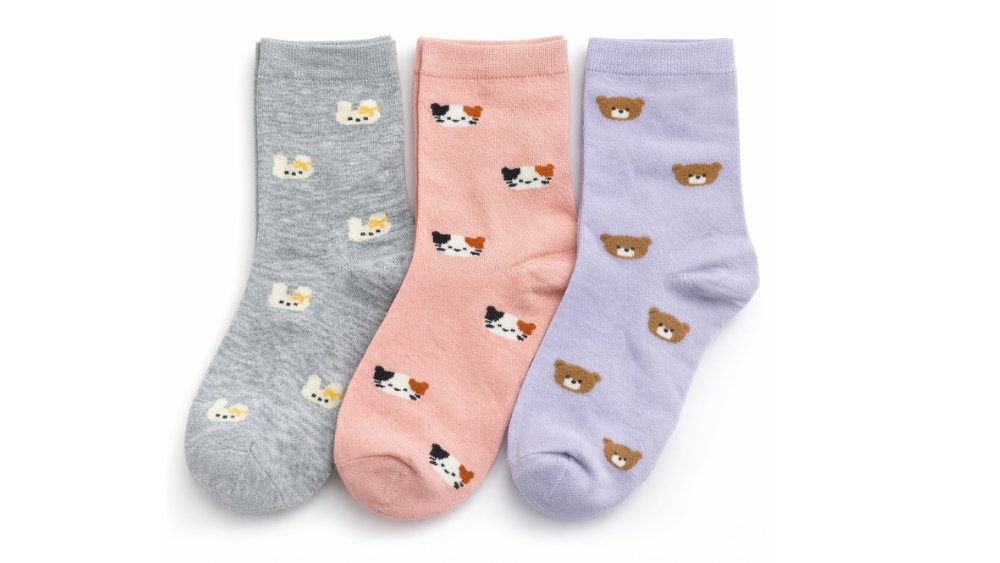 Cute Animal Ankle Socks -Size 27-30 – Set of 3 Pairs