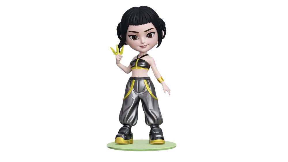 Zoey – K-Pop Starlight Girls Collectible Figure | Chibi Style Doll 22.5cm