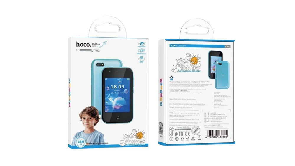 Kids Mobile Phone – Blue | Child-Friendly Design with Basic Call Functions