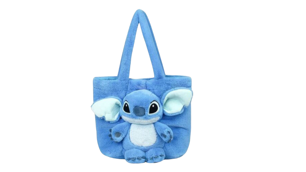 Cute Stitch Plush Handbag – Soft & Lightweight Tote