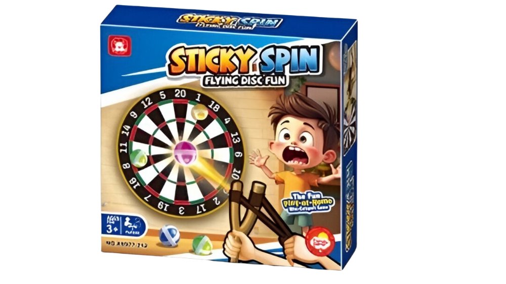 Sticky Spin Flying Disc Game – Target & Skill Fun for Kids