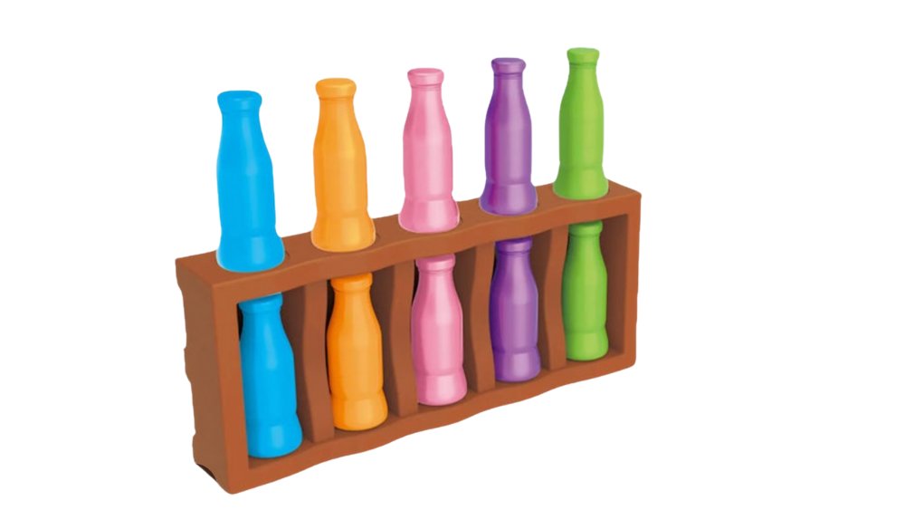 Guess the Bottle Family Game – Color Matching & Memory Fun