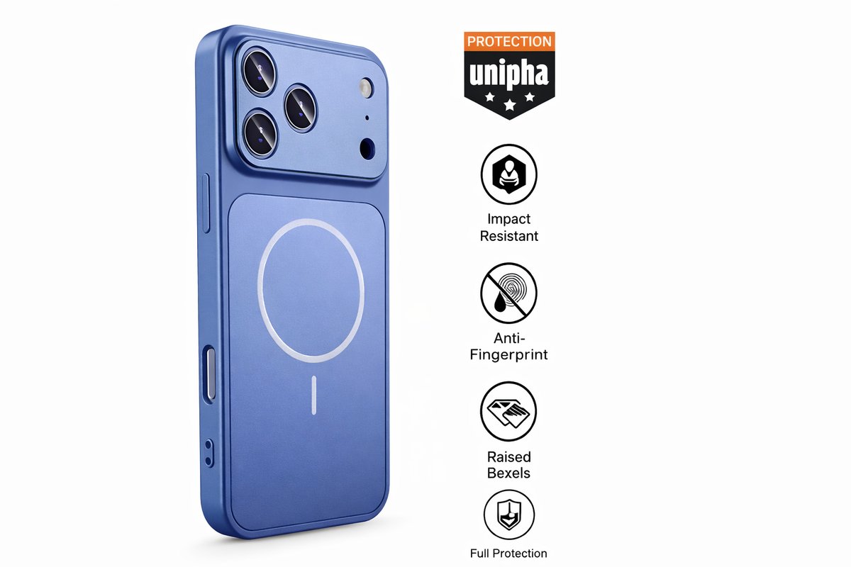 Unipha AG Glass Case for iphone 16 pro max– Give Your iPhone the iPhone 17 Pro Max Look