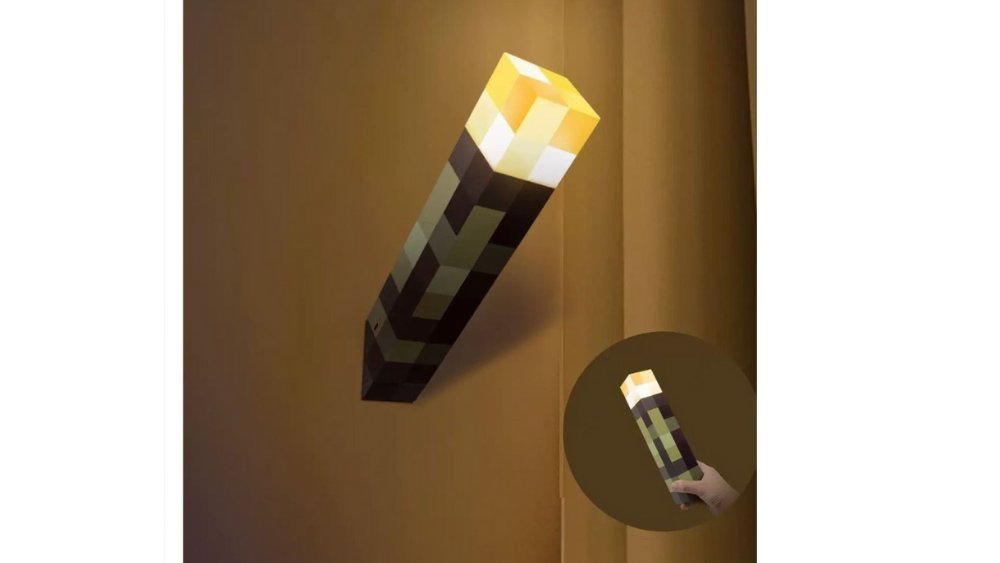 Minecraft Torch LED Wall Light