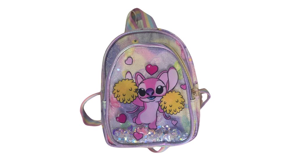 Kids Mini Backpack – Angel Design (Lavender Shimmer)