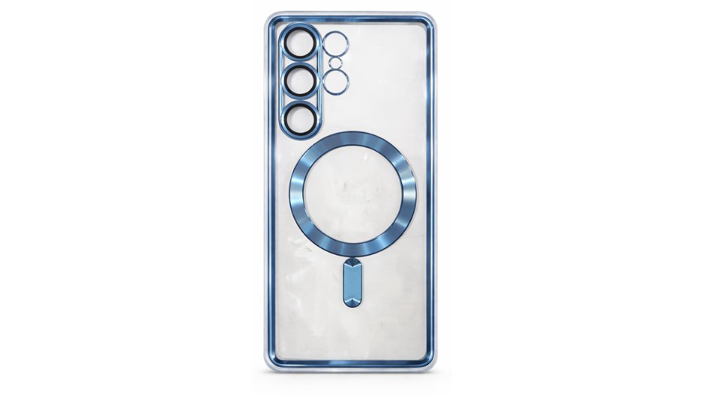 Magnetic Clear Case with MagSafe for Samsung A26– Blue