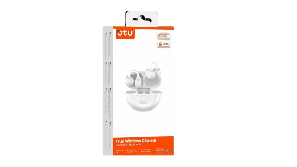 OTU True Wireless Clip-Ear Bluetooth Earphones (Model Ai-301) – IPX5 Waterproof