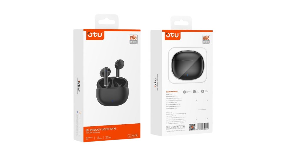 OTU AI-09 Bluetooth Earphones – ENC Noise Reduction