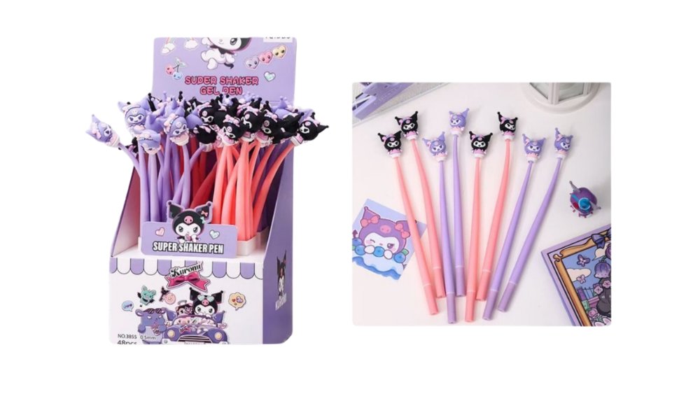 Kuromi Gel Pen – Cute Cartoon Writing Pen 0.5mm Black Ink