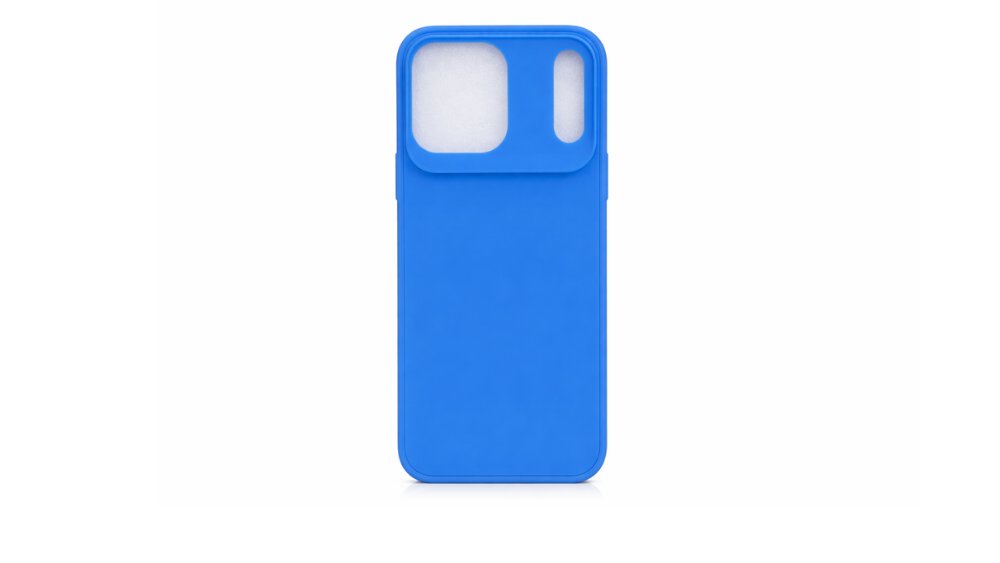 Blue Silicone Case for Iphone 17 pro max– Slim & Protective