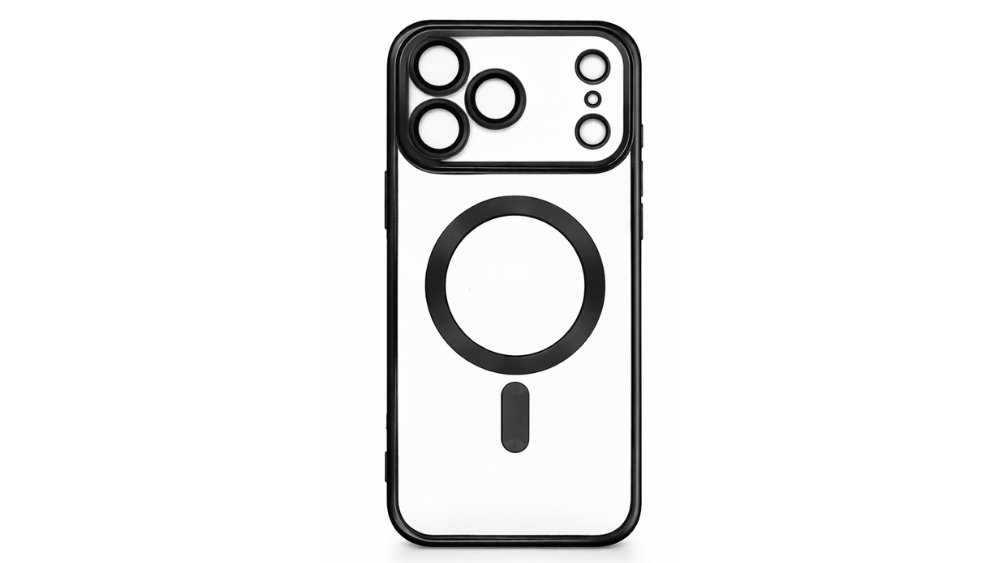 MagSafe Clear iPhone Case with black Edge – Slim, Protective Iphone 17promax