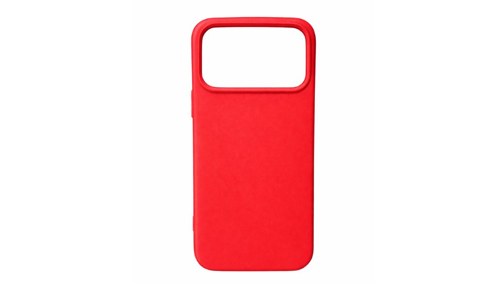 Red Silicone Case for Iphone 17 pro max– Slim & Protective