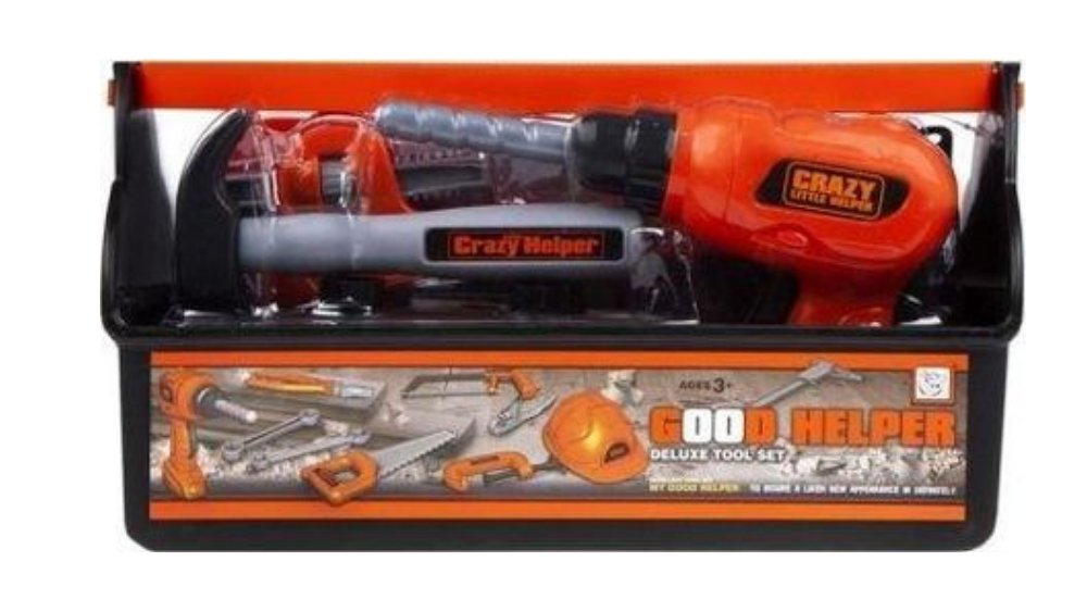 Kids Tool Set Toy – Deluxe Construction Tool Kit with Drill & Hammer