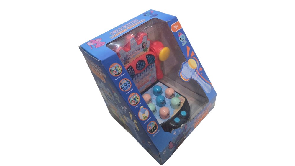 Stitch Whack-a-Mole Game – Kids Hammer Arcade Game with Lights & Sounds(pink)