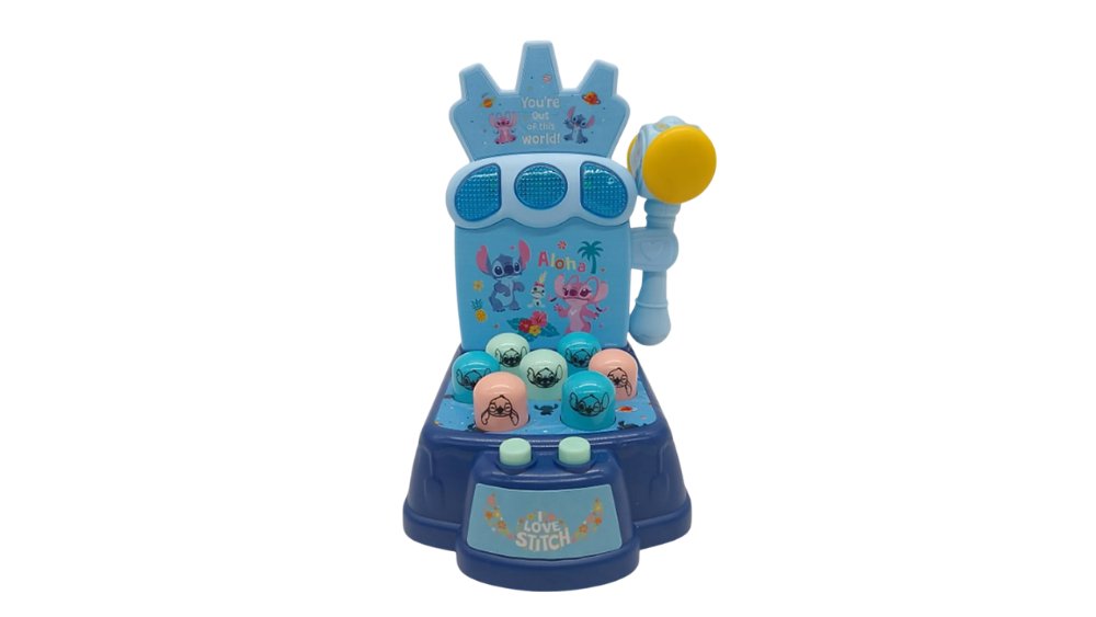 Stitch Whack-a-Mole Game – Kids Hammer Arcade Game with Lights & Sounds(blue)