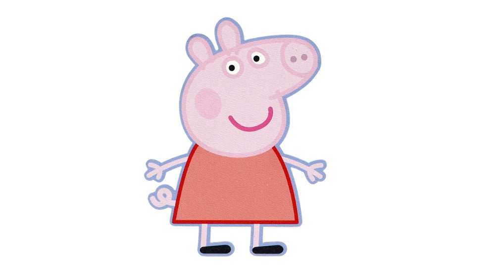 Wooden Pepa the pig magnet – decoration for Easter Candle – Cute Lambada Ornament