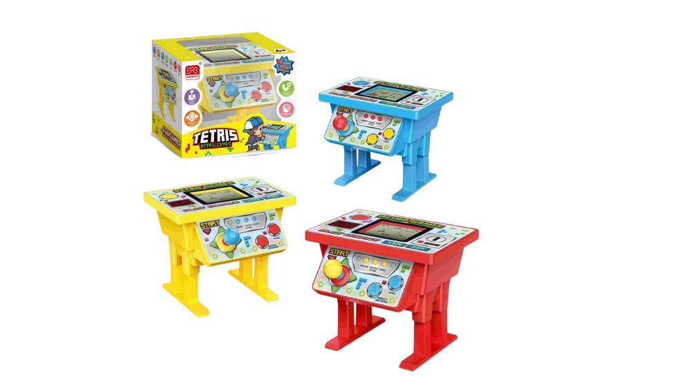 Tetris Retro Mini Arcade Console – Handheld Electronic Game