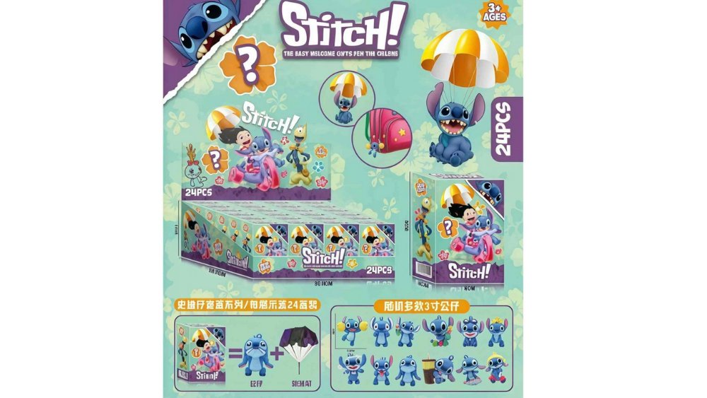 Stitch Mystery box with 3d figure