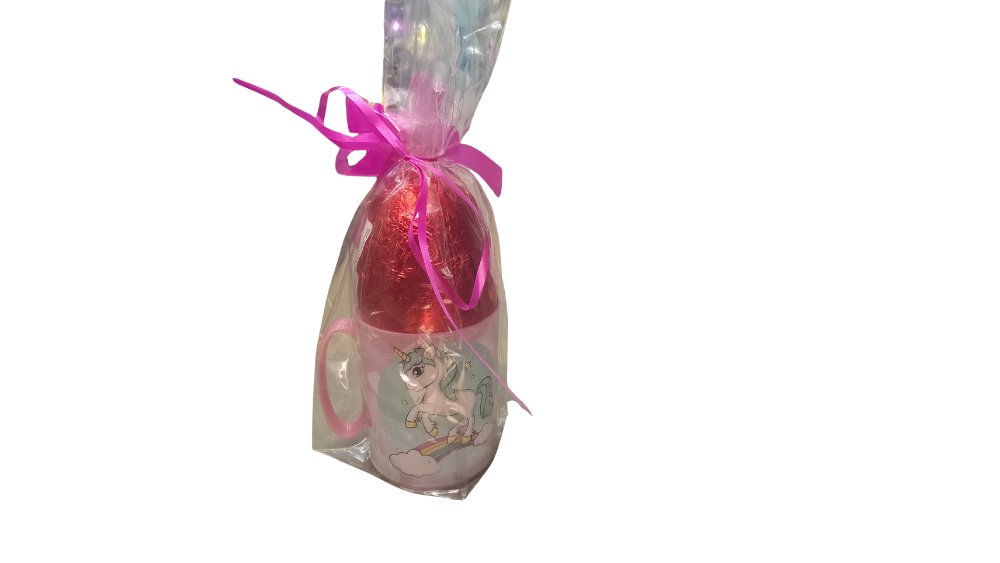 Unicorn Mug set with chocolate egg