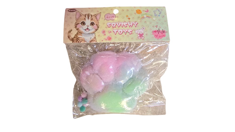 Cat paw Squishy Toy – Stress Relief Kawaii
