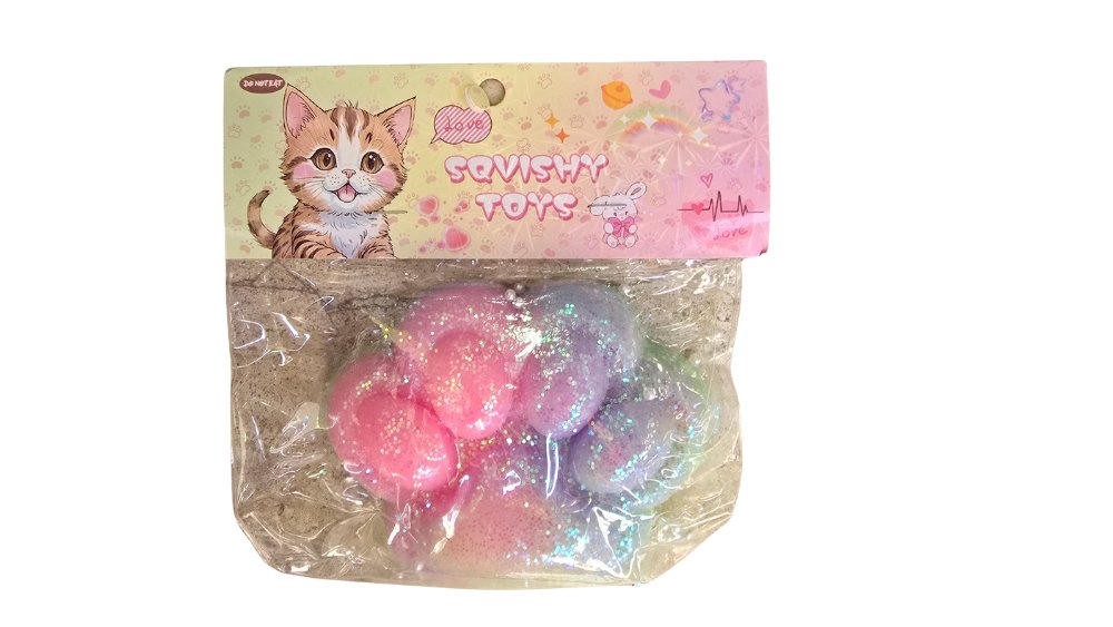 Cat paw Squishy Toy – Stress Relief Kawaii