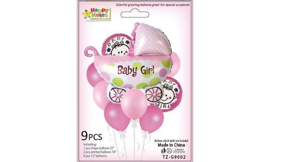 Baby girl Balloon Decoration Set