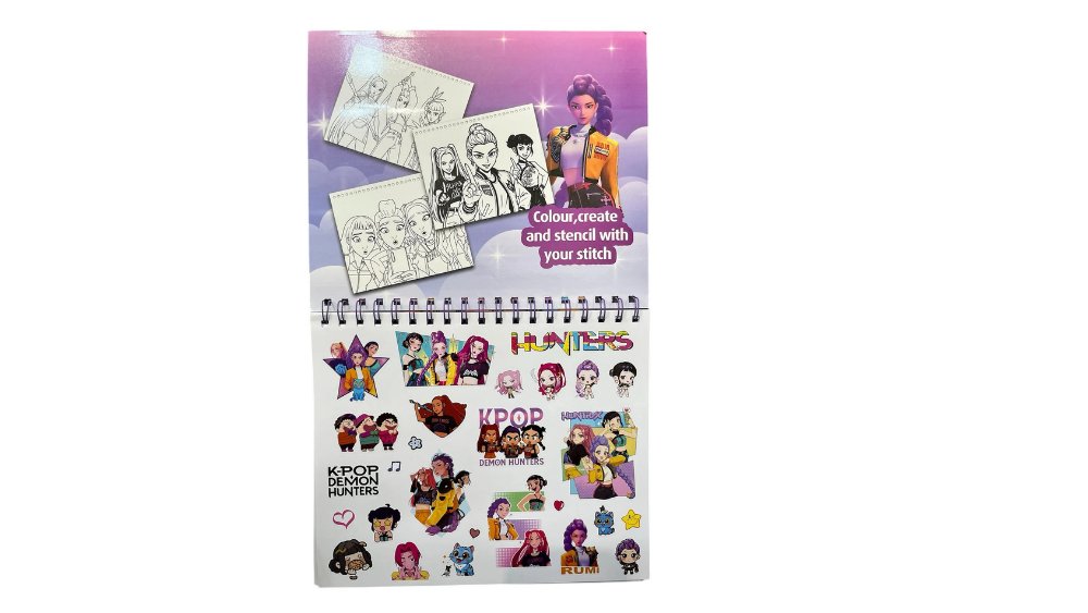 K-Pop Demon Hunters Coloring Book