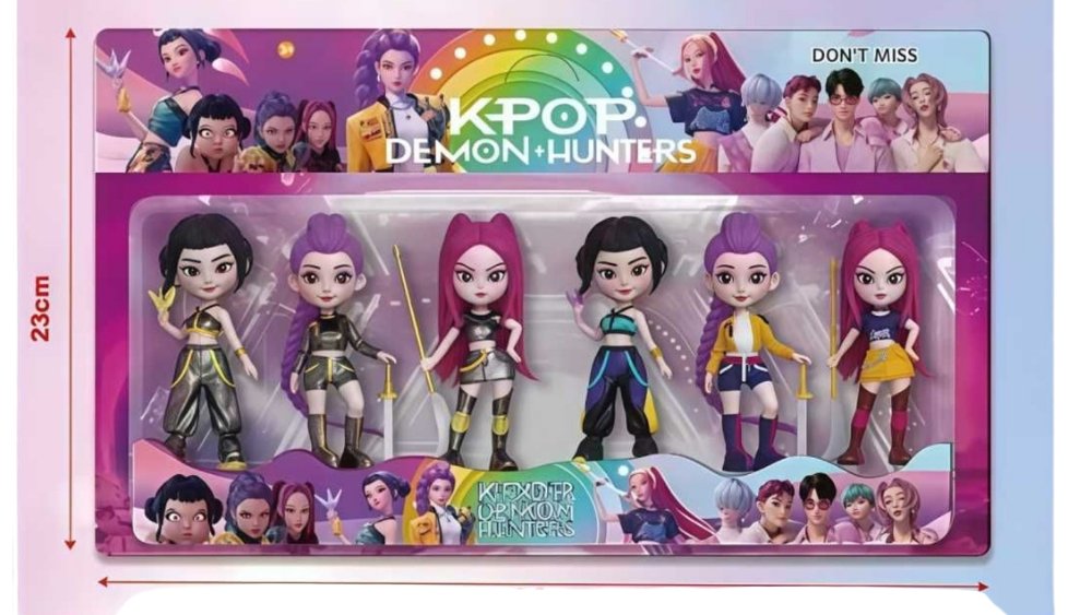 Kpop demon hunters Vinyl figures set 6pcs