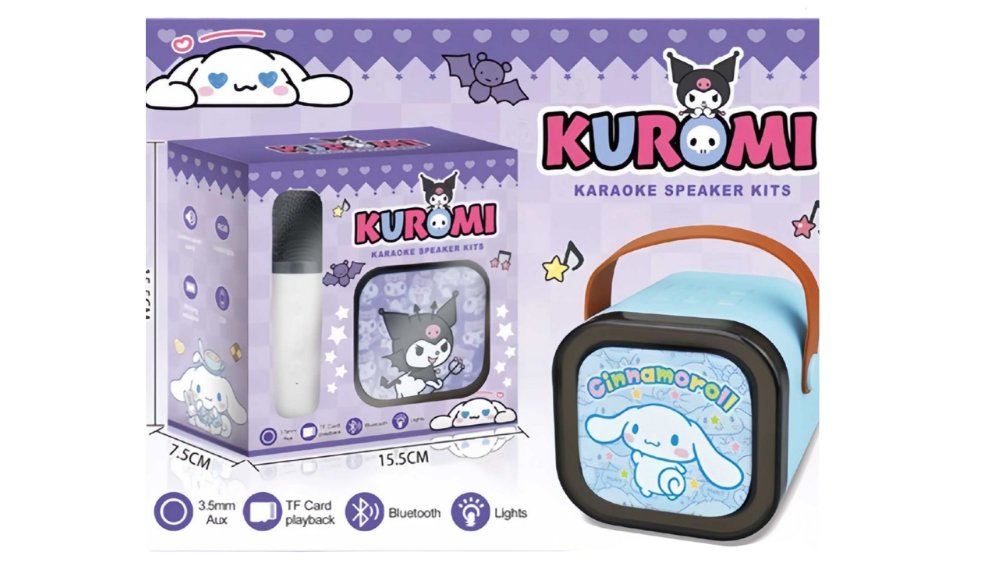 Cinamarol Karaoke Speaker Kit – Bluetooth Speaker with Microphone