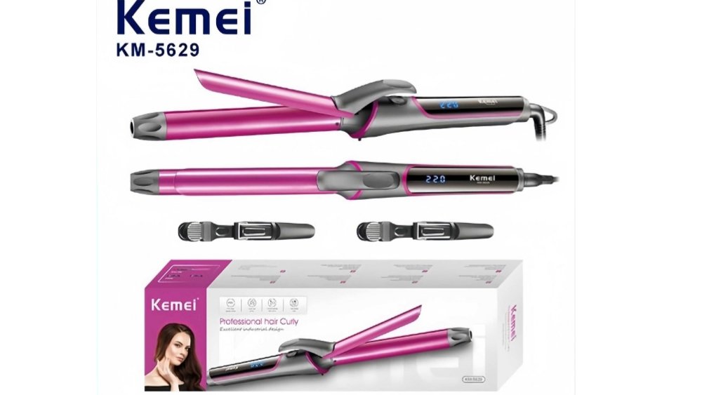 Kemei KM-5629 Hair Curler – Digital Professional Curling Iron