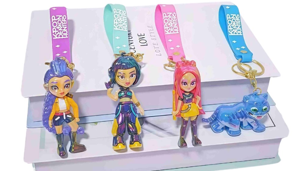 K pop demon hunters brelocks Set 4 pcs