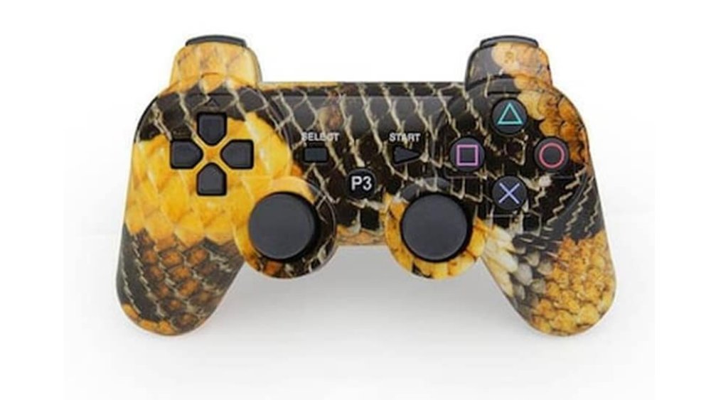 Wireless Game Controller for PlayStation 3 Black and yellow