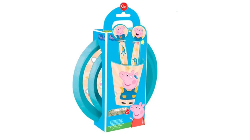 Pepa the Pig Official Licensed Kids Gift Set – 5-Piece Dining