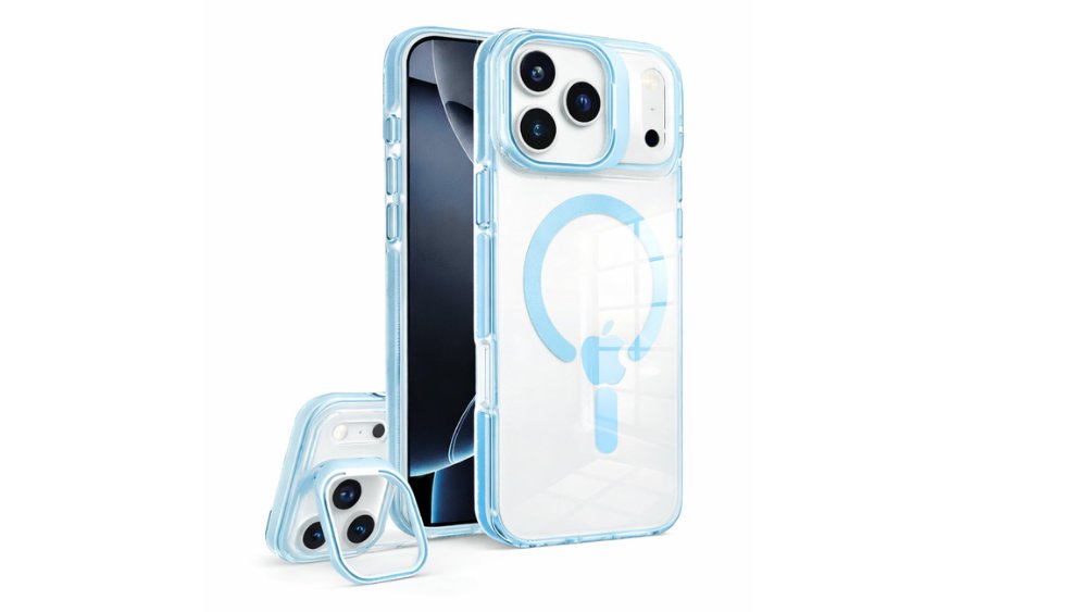 MagSafe Clear Case with Shock Protection –light blue Edition for iPhone 17 promax