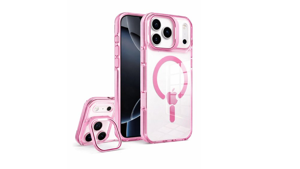 MagSafe Clear Case with Shock Protection –pink Edition for iPhone 17 promax