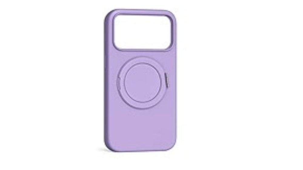 Built-in Ring Holder & Stand purple phone case 17 promax
