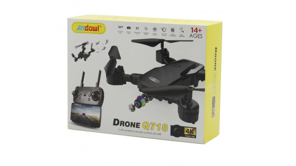 Foldable Dronw with 4K camera ANDOWL Q718