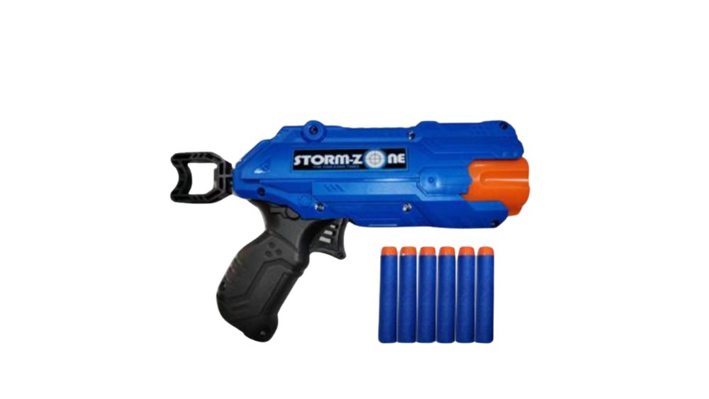 Blue Storm Zone X-Shoot Blaster – Foam Dart Toy Gun