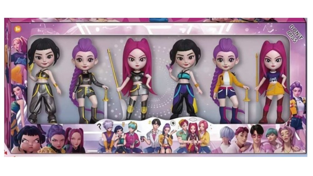 Kpop demon hunters Vinyl figures set 6pcs