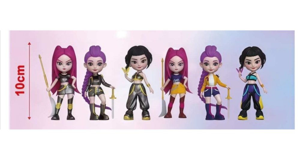 Kpop demon hunters Vinyl figures set 6pcs