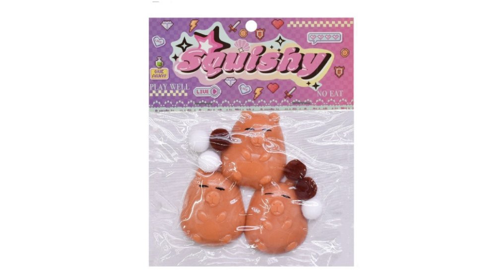 Small cabybaras Squishy Toy – Stress Relief Kawaii