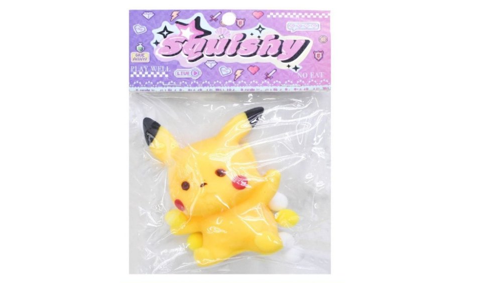 Pikachu Squishy Toy – Stress Relief Kawaii