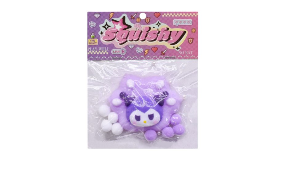 Kuromi cat paw Squishy Toy – Stress Relief Kawaii